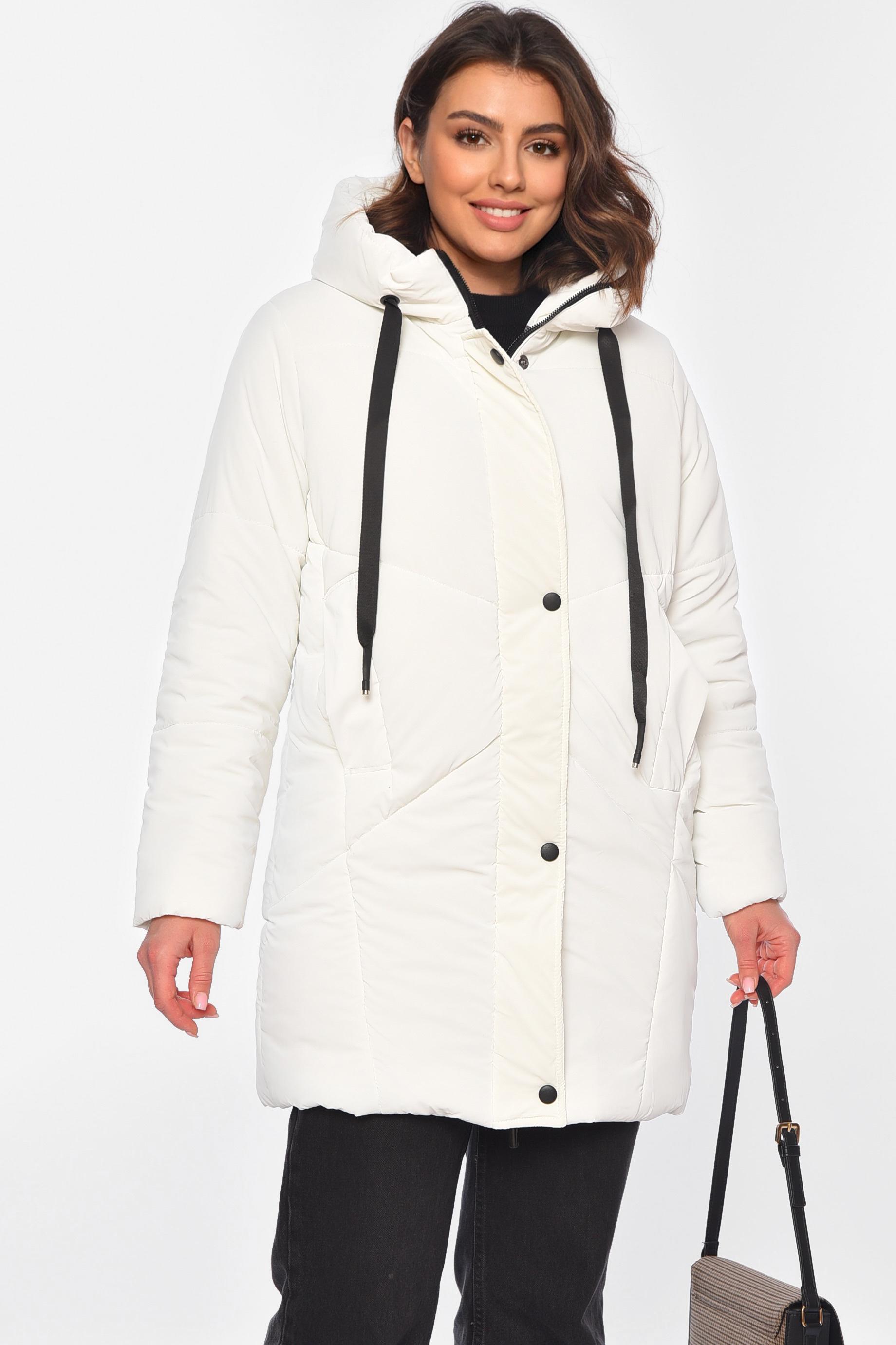 Куртка женская демисезонная L Белый (197205)