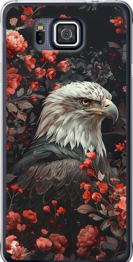 Чехол на Samsung Galaxy Alpha G850F Цветочный страж (6102u-65-42517)