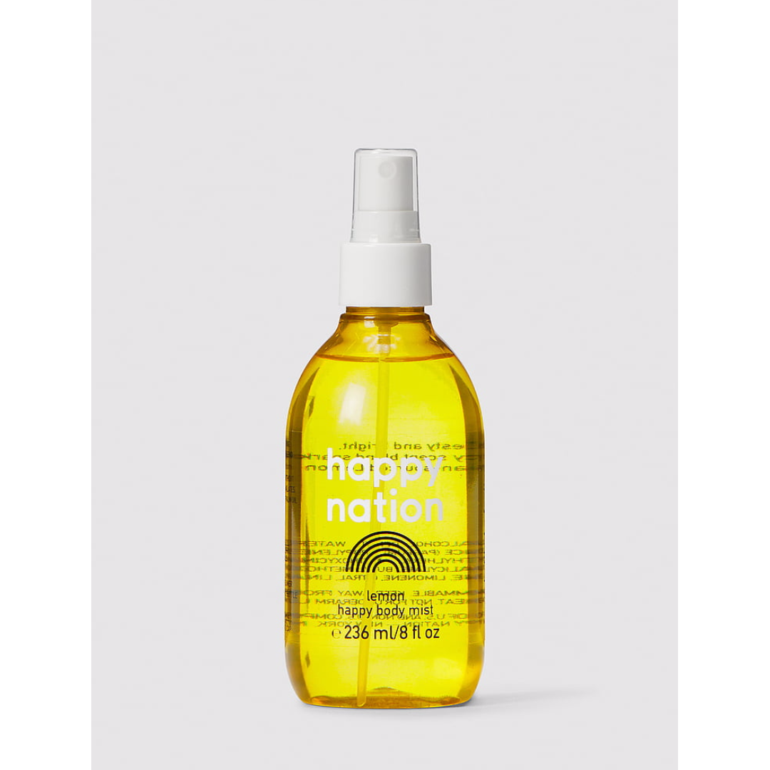 Спрей Victoria’s Secret Happy Nation Body Mist Lemon Pink для тела и волос 236 мл (18167637) - фото 1