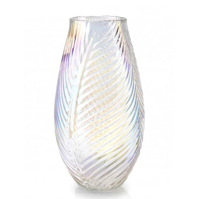 Ваза стеклянная Flora Serenite H-33 см (35659)