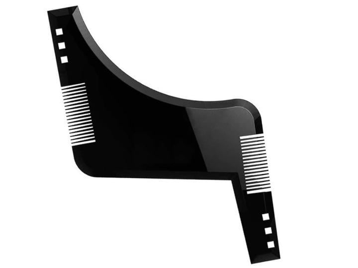 Расческа-шаблон для формирования укладки бороды Черный (D-0042) Расческа-шаблон для формирования укладки бороды Черный (D-0042)