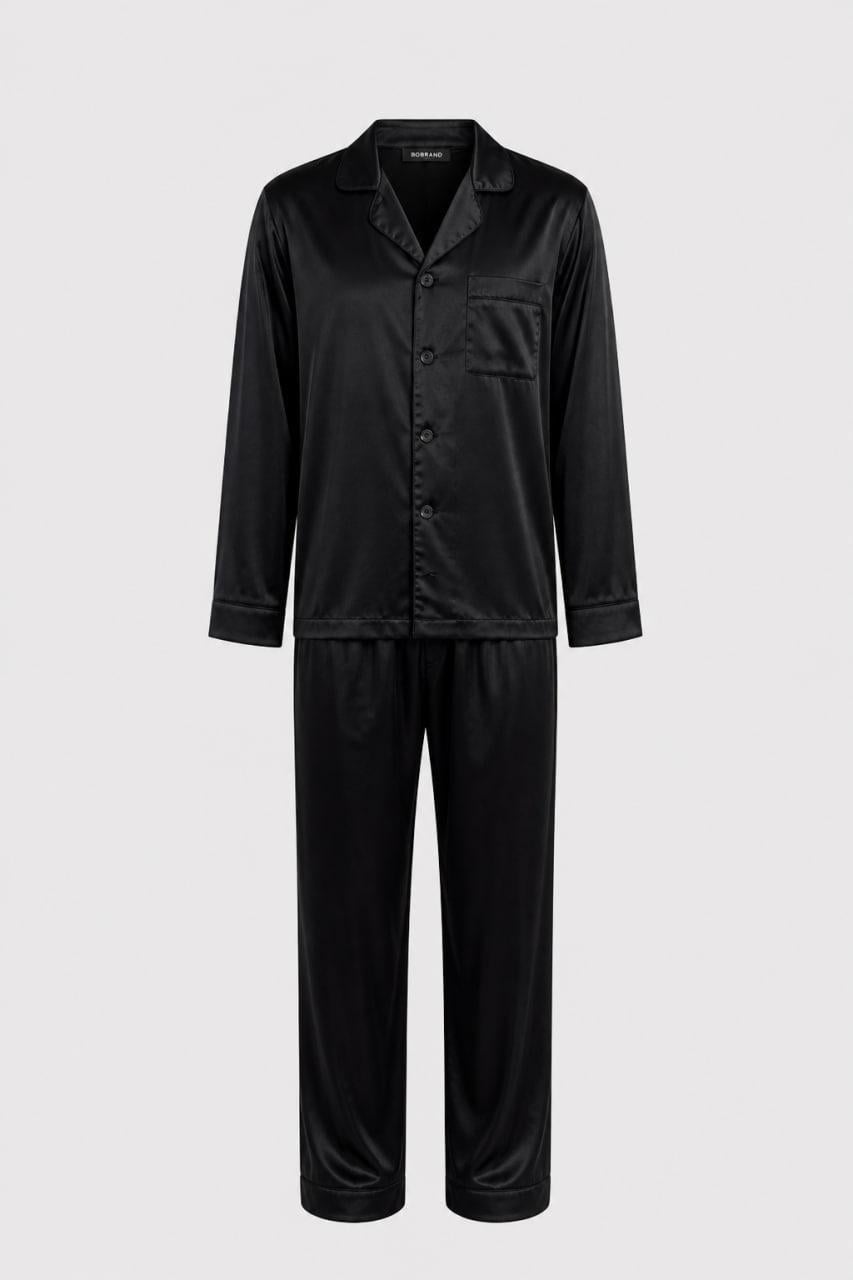 Піжама чоловіча шовкова BO.Brand Total 2XL Black (19429)