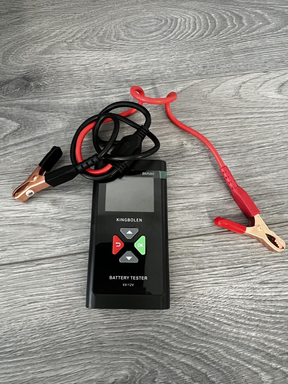 Тестер аккумулятора KINGBOLEN BM560 6V/12V проверка АКБ генератора пуска авто и мото LCD-экран - фото 7