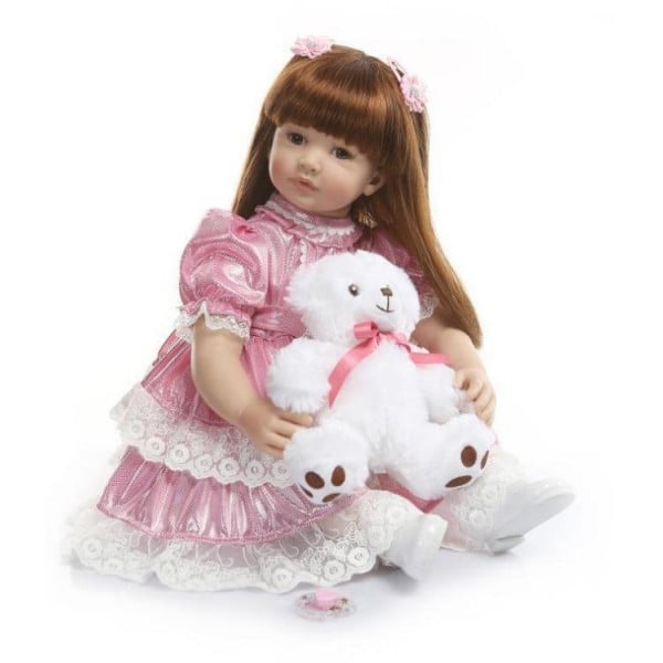 Кукла коллекционная Реборн девочка Эра 60 см