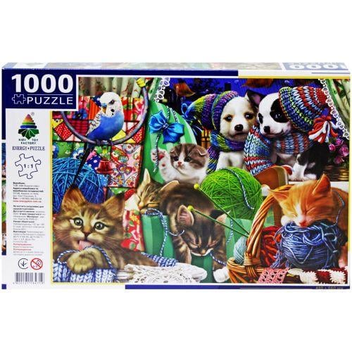Пазлы Щенки и котята 1000 элементов (3070939096)