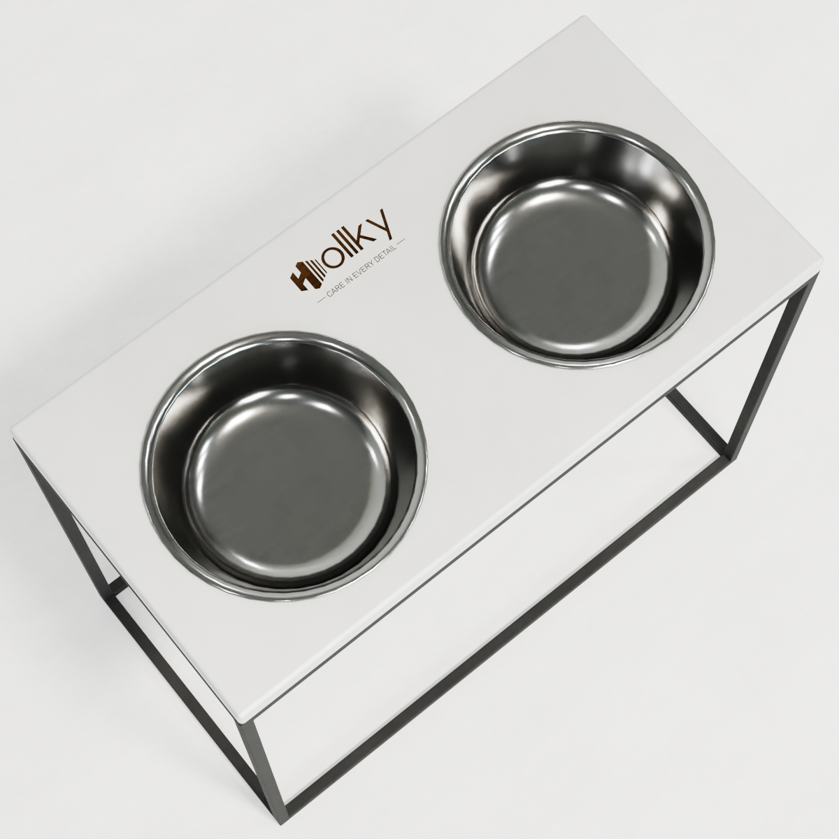 Миски на подставке для больших собак Hollky Base XL20 2х1,8 л (BXL40-522640-GRWH) - фото 8 Миски на подставке для больших собак Hollky Base XL20 2х1,8 л (BXL40-522640-GRWH) - фото 8