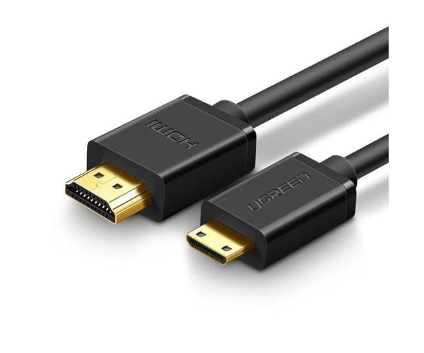 Видео кабель UGREEN Mini HDMI to HDMI 4K Male to Male 1,5 м Black