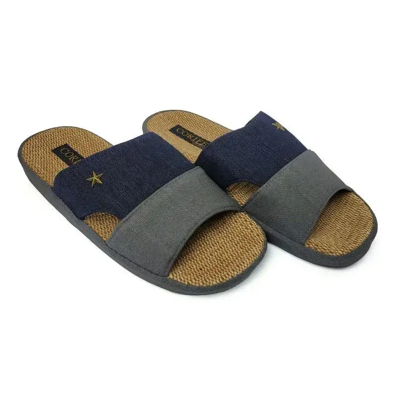 Капці домашні Runpole чоловічі відкриті 25,5 см р. 40 Синьо-сірий  (316854)