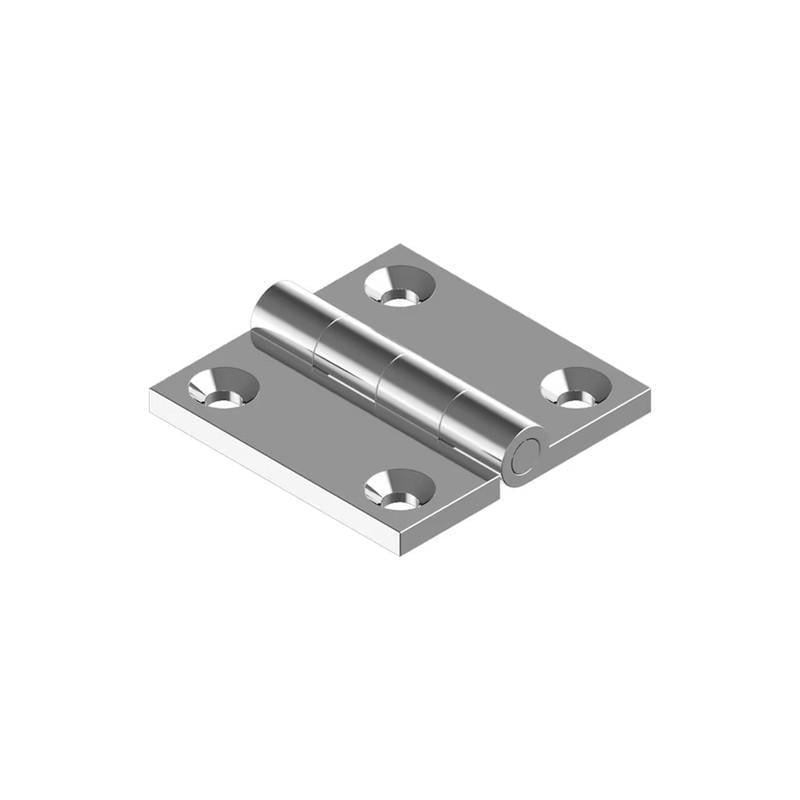 Петля Metalvis нержавіюча сталь 50х50x4 мм 2 шт. (NM400NM48233505001)