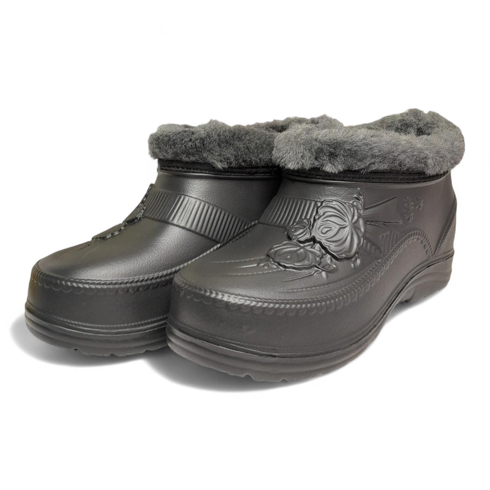 Галоши женские зимние GIPANIS GP-32 р. 39 25 см Черный (2763448923) - фото 6