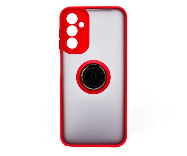Чехол-накладка TPU Color Matte Ring для Samsung Galaxy A14 / A14 5G Красный