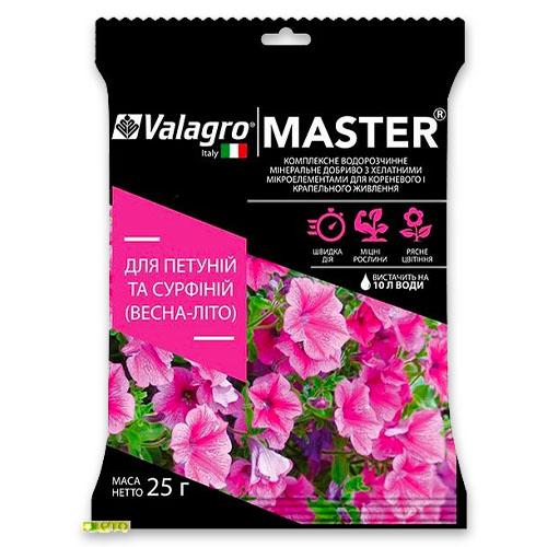 Добриво мінеральне Florium Master комплексне для петуній і сурфіній Master 25 г (NPK 13.40.13)