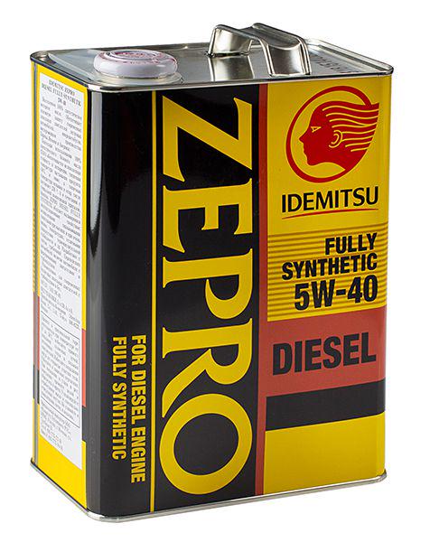 Моторное масло Idemitsu Zepro Diesel Fully Synthetic CF 5W-40 4 л - фото 1