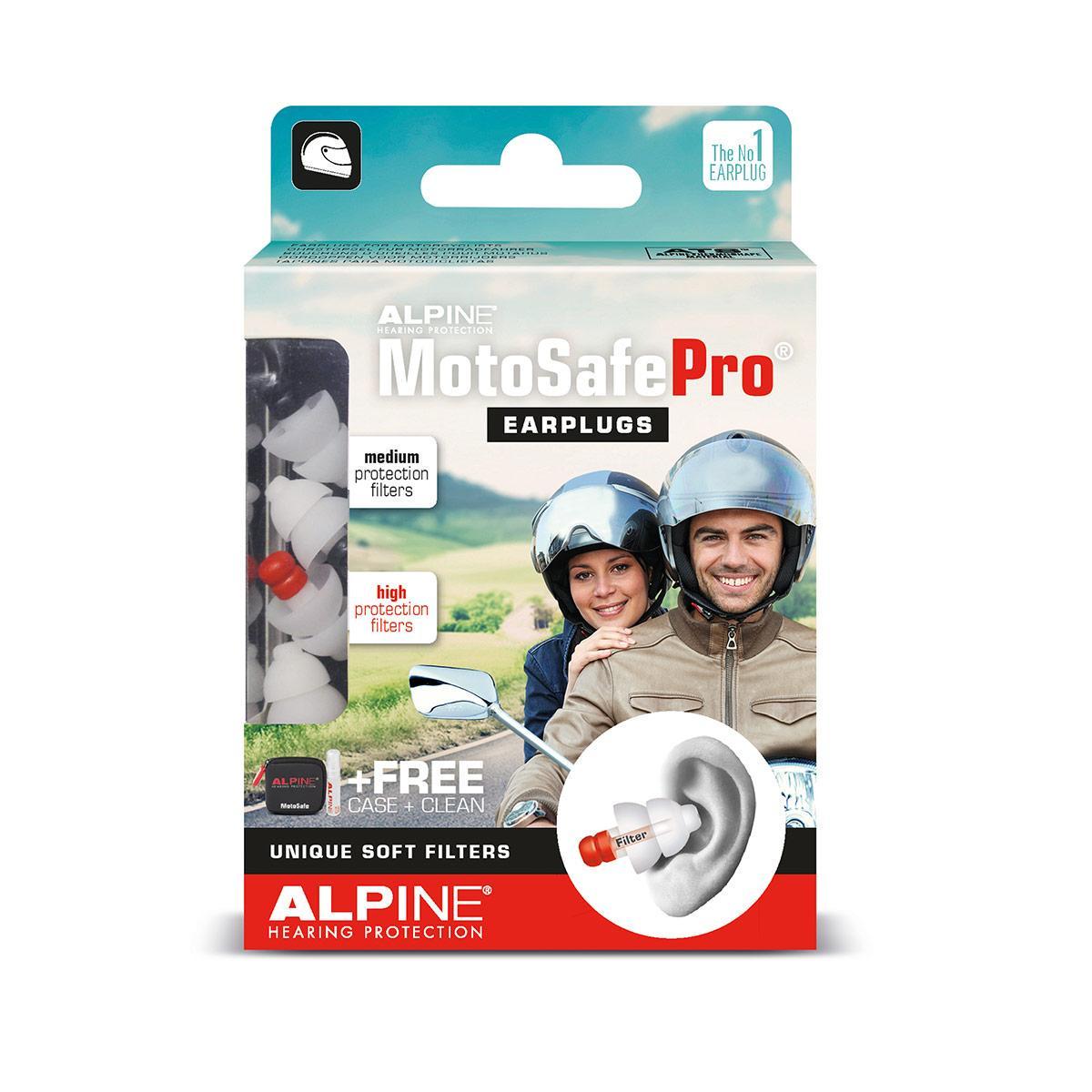 Беруші Alpine Hearing Protection MotoSafe Pro для мотоциклістів/байкерів + спрей