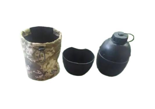 Чехол М&М для фляги полукруглой 1 л Пиксель (213192)