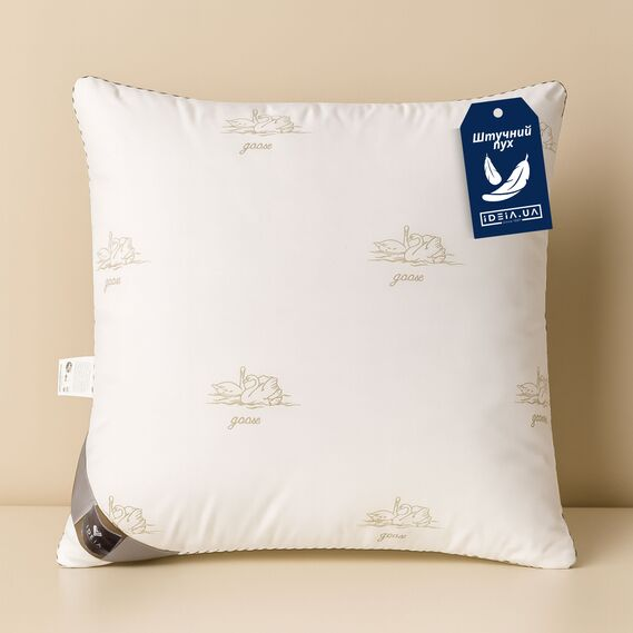 Подушка Super Soft Classic IDEIA 70х70 см см штучний пух/гіпоалергенна/м`яка (38517957)