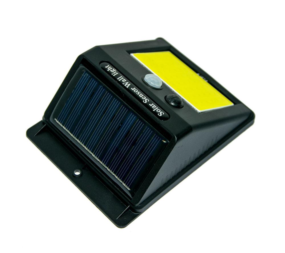 Уличный светильник с датчиком движения Solar Light 48 LED на солнечной батарее (1008259-Black) - фото 4