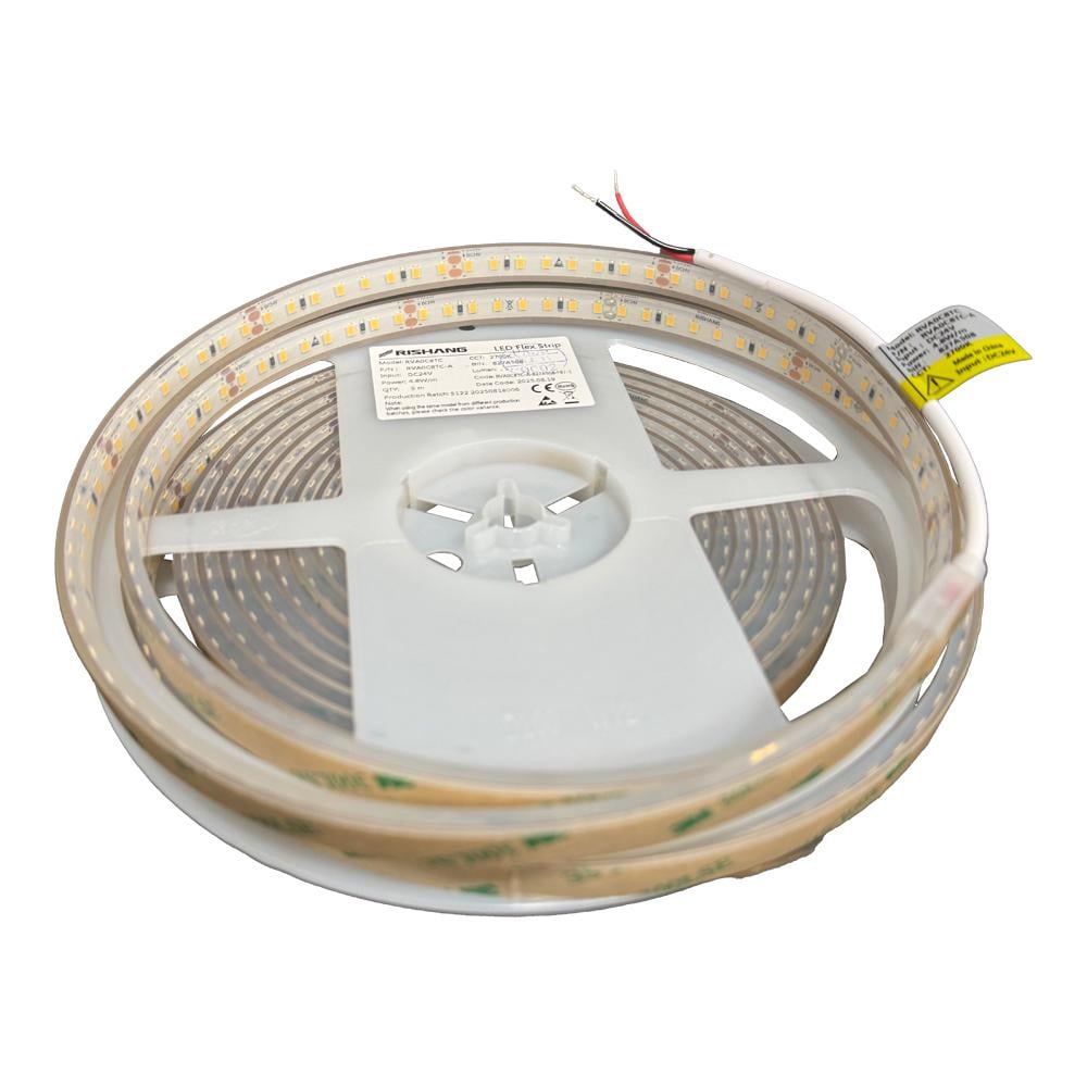 Светодиодная лента 2835-128-IP68-WW-11-24 RVA0C8TC 2700K 4,8 Вт/м (16960)