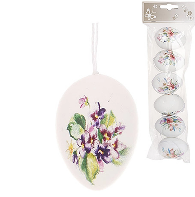 Набор пасхальных украшений на подвесе Писанка 6 шт. (42183)