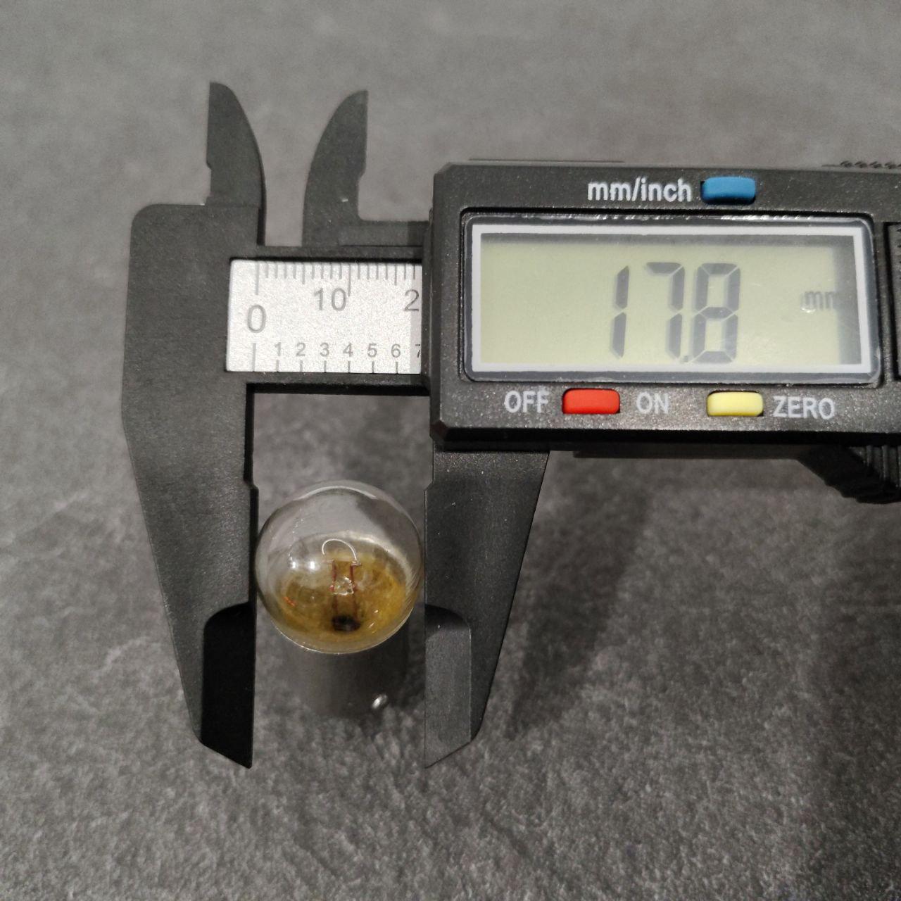 Автолампа R10W 1156 BA15s G18 12V 10W Белый (632STORE3) - фото 3