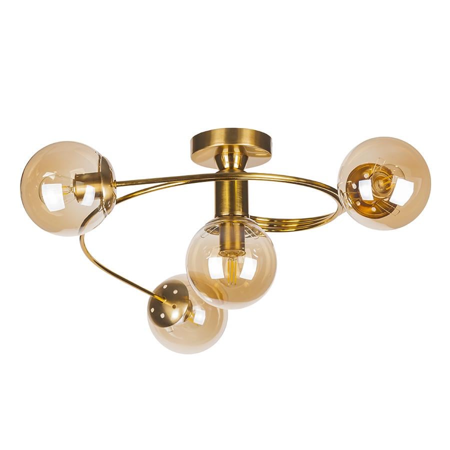 Люстра 761LX04-4 BRZ+BR Бронзовий/Коричневий (LVS5161) - фото 1 Люстра 761LX04-4 BRZ+BR Бронзовий/Коричневий (LVS5161) - фото 1