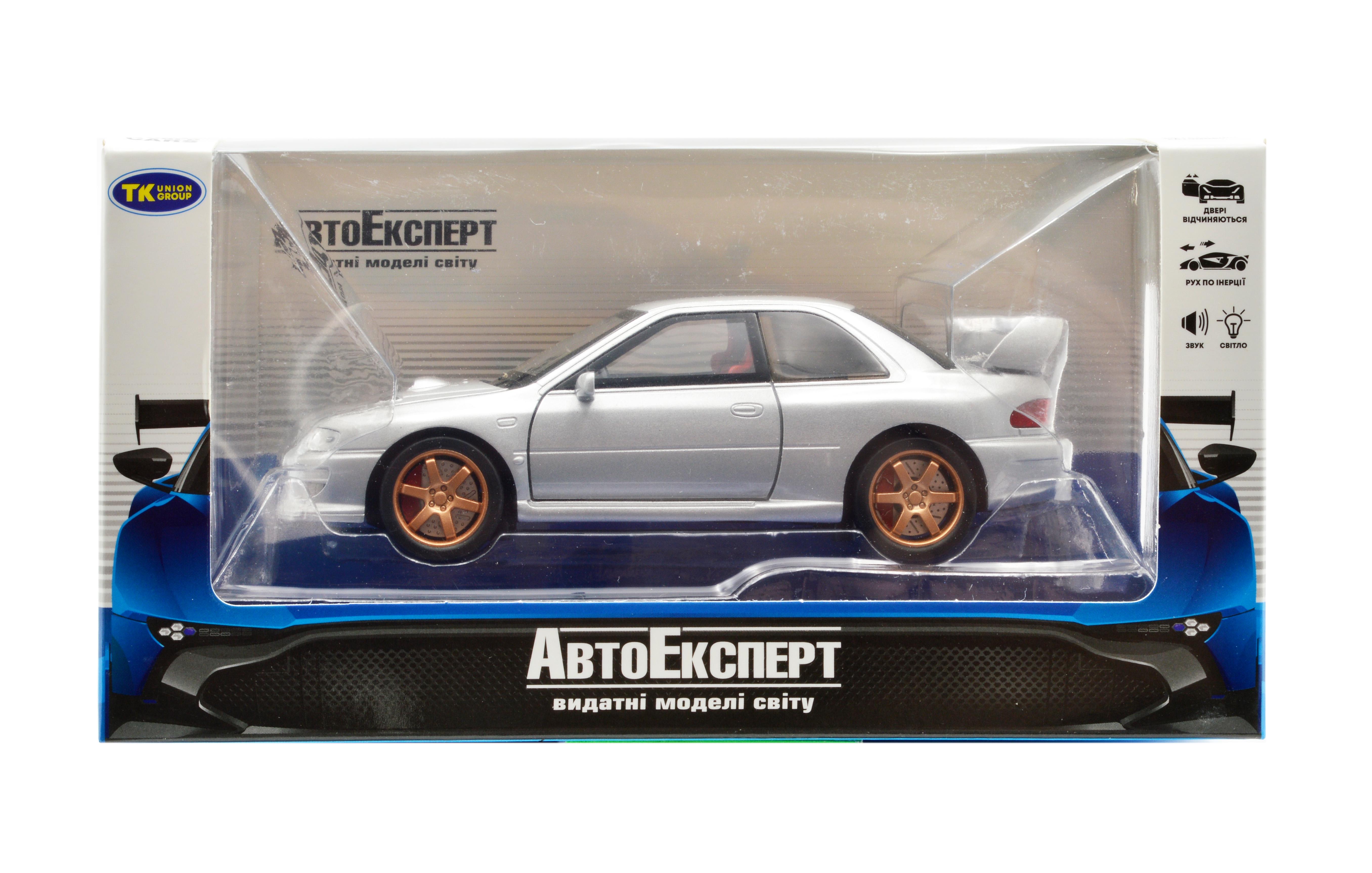 Іграшкова машинка металева Subaru Impreza WRX STI 1:32 світло/звук/інерція/відкриваються двері (30718S) - фото 9 Іграшкова машинка металева Subaru Impreza WRX STI 1:32 світло/звук/інерція/відкриваються двері (30718S) - фото 9