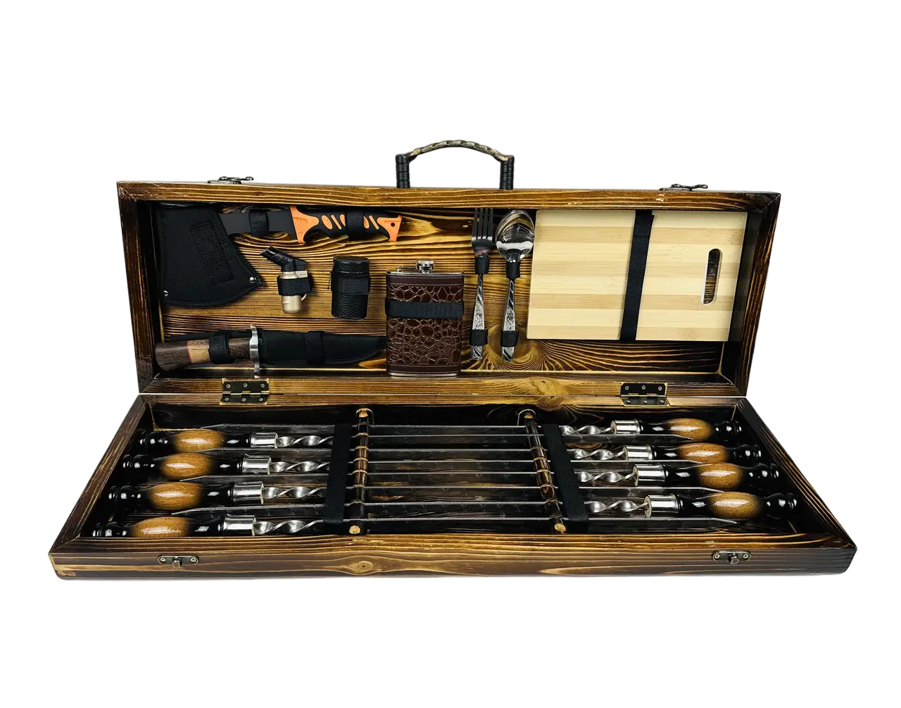 Набор шампуров в кейсе Пикник Лайт 8 шт. (21-10-KS-7811) - фото 2