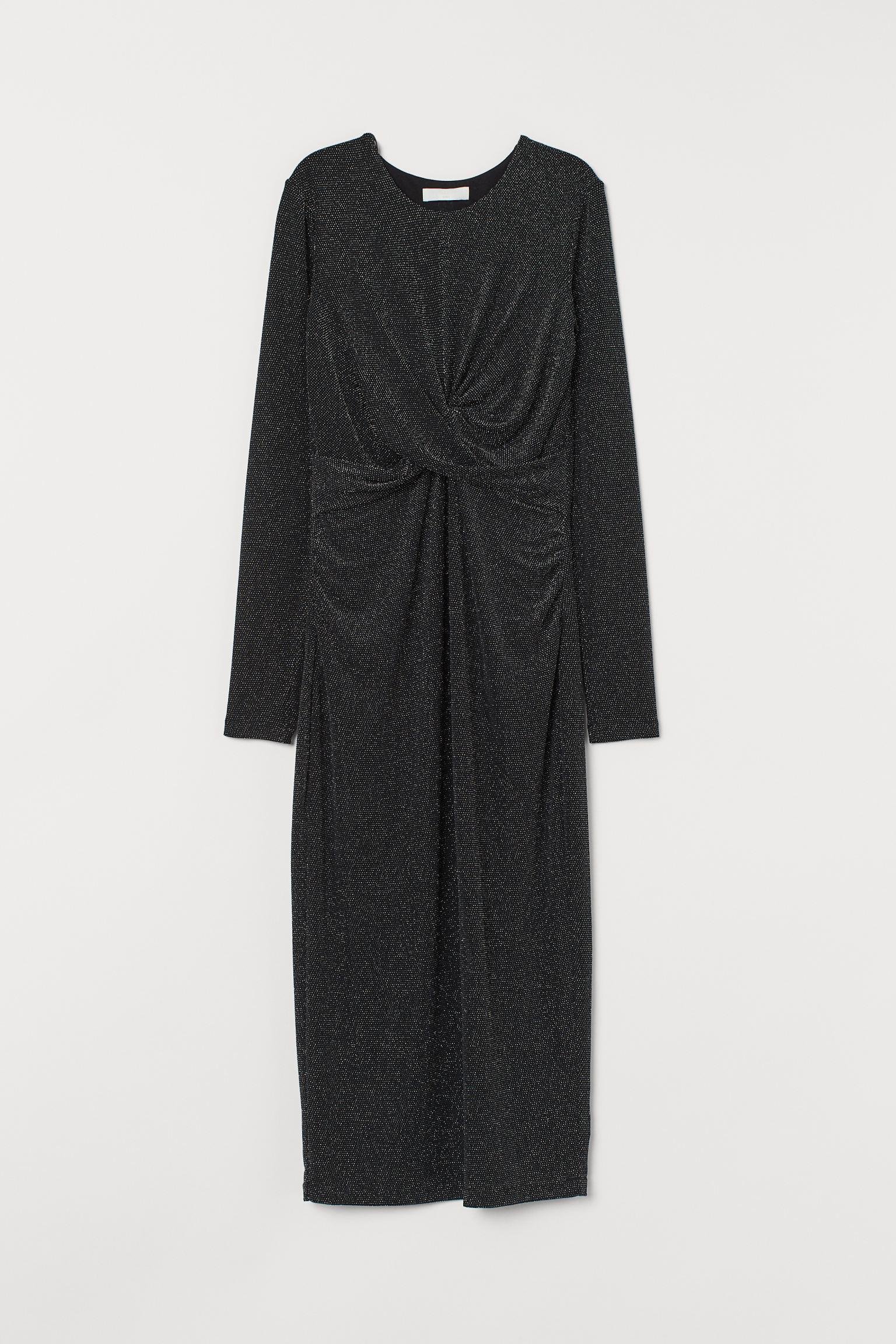 Платье для беременных H&M Блеск S Черный (27058350850)