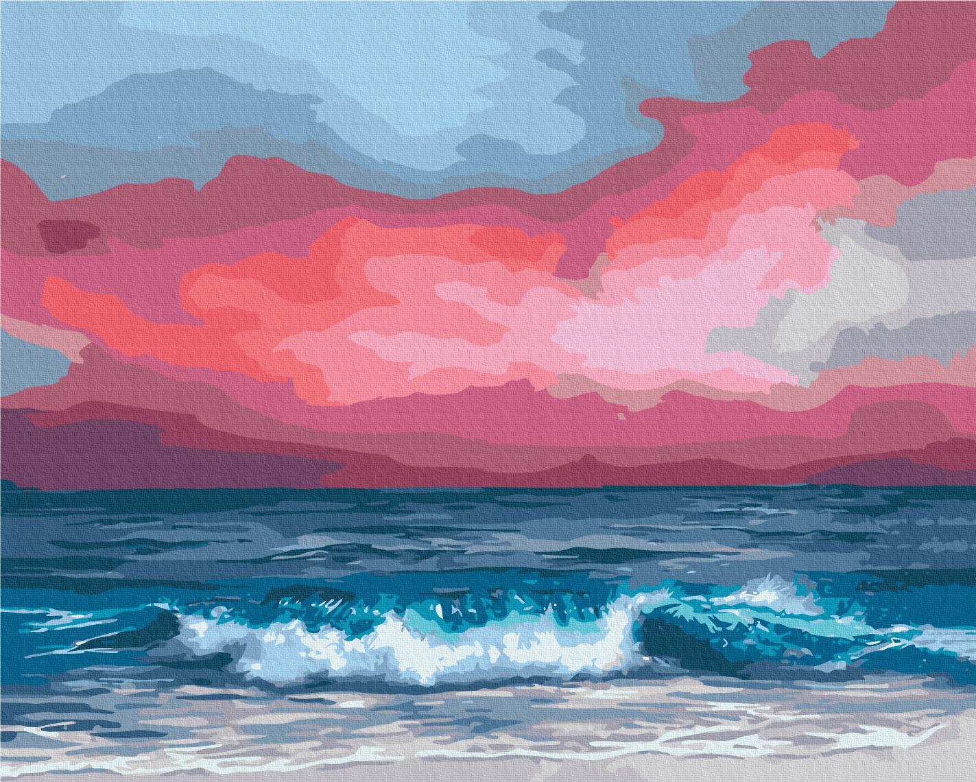 Картина по номерам Brushme Меджента 40x50 см (BS54470)