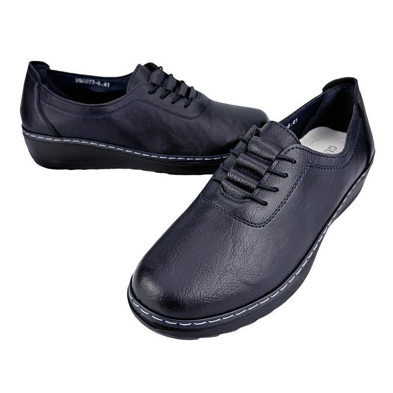 Мокасини жіночі шкіряні батали 2073-6 p. 41 26 см Синій - фото 2 Мокасини жіночі шкіряні батали 2073-6 p. 41 26 см Синій - фото 2