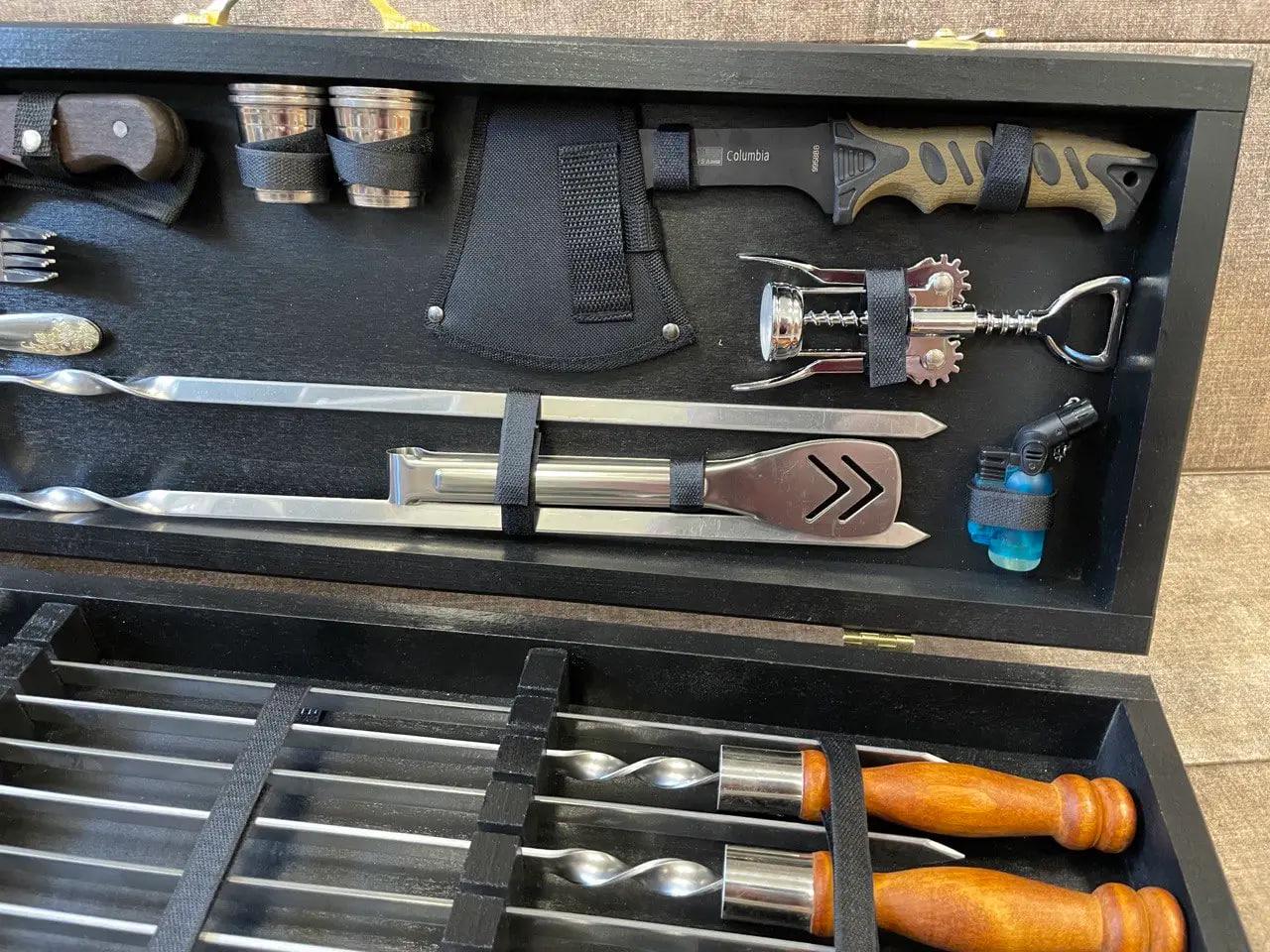 Набор шампуров Grill fox в кейсе (10644247) - фото 3 Набор шампуров Grill fox в кейсе (10644247) - фото 3