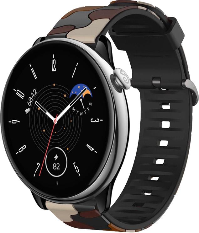 Ремінець Tactic Camouflage для Amazfit GTR Mini Khaki (33644-17)