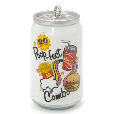 Подвеска брелок в виде банки Poop_fect Combo 45х23 мм 1 шт. (ПД4523р17)