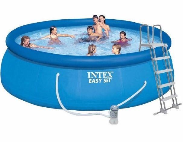 Бассейн надувной с фильтрующим насосом и лестницей 457х107 см (28443423) - фото 3 Бассейн надувной с фильтрующим насосом и лестницей 457х107 см (28443423) - фото 3