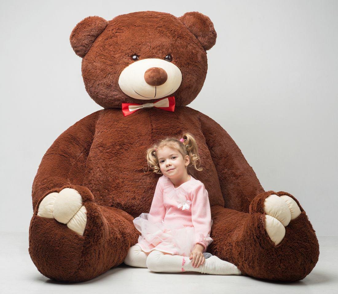 Мягкая игрушка Мишка гигант 2,50 м Бурый (00043)