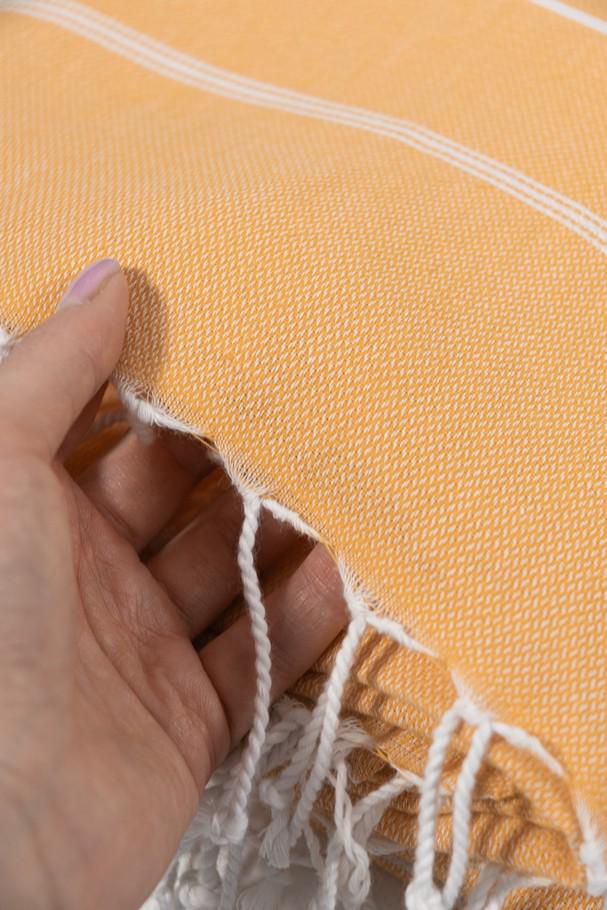 Рушник Peshtemal Beach Pool Spa 100х180 см Жовтий (86229098) - фото 5 Рушник Peshtemal Beach Pool Spa 100х180 см Жовтий (86229098) - фото 5