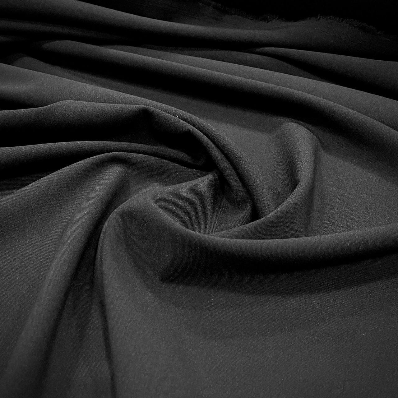 Тканина костюмна стрейч Чорний (24479371)
