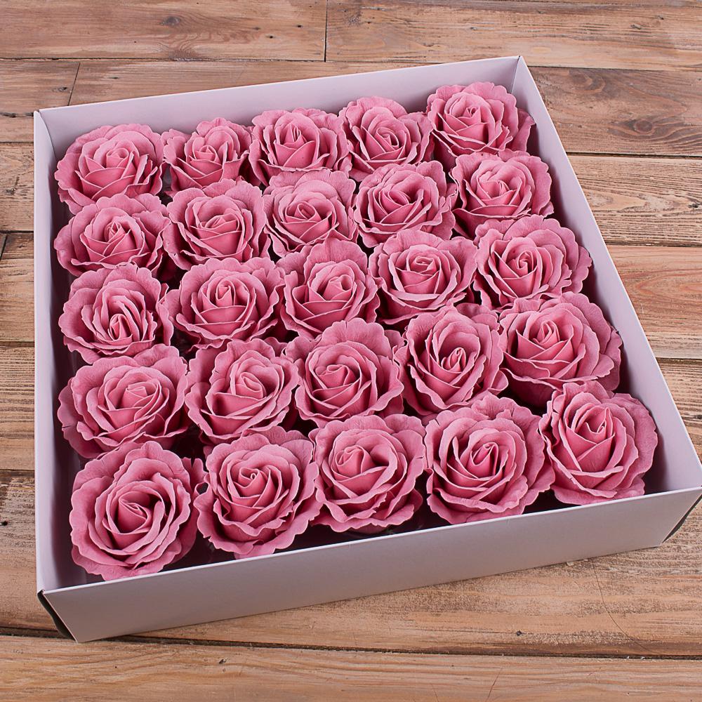 Мыло в ванную роза 25 шт. Сливовой (2178-5)