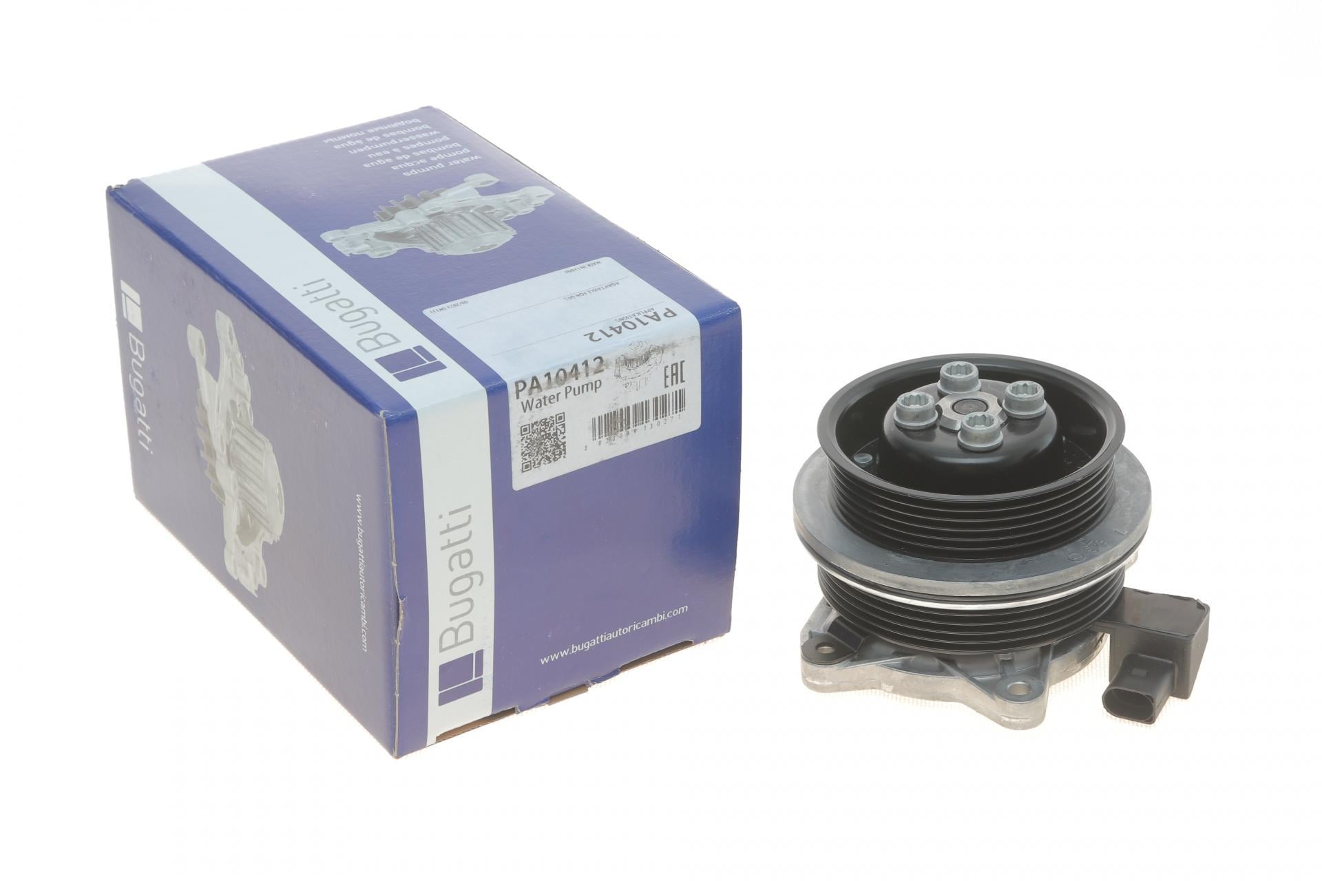 Насос воды Bugatti Skoda Fabia/VW Passat 1.4TSI 09-14/Golf 1.4TSI 06-12/Tiguan 1.4TSI 08-18 7 лоп 11 кан PA10412 (25589513)