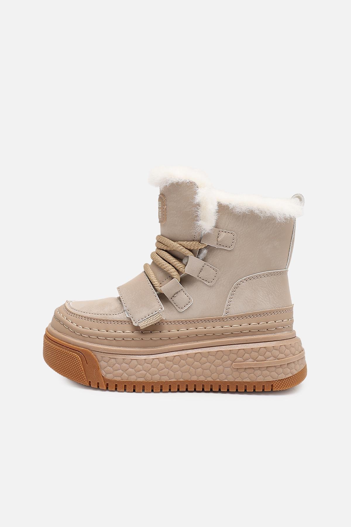 Ботинки для девочки р. 37 Бежевый (ЦБ-00279576) Ботинки для девочки р. 37 Бежевый (ЦБ-00279576)