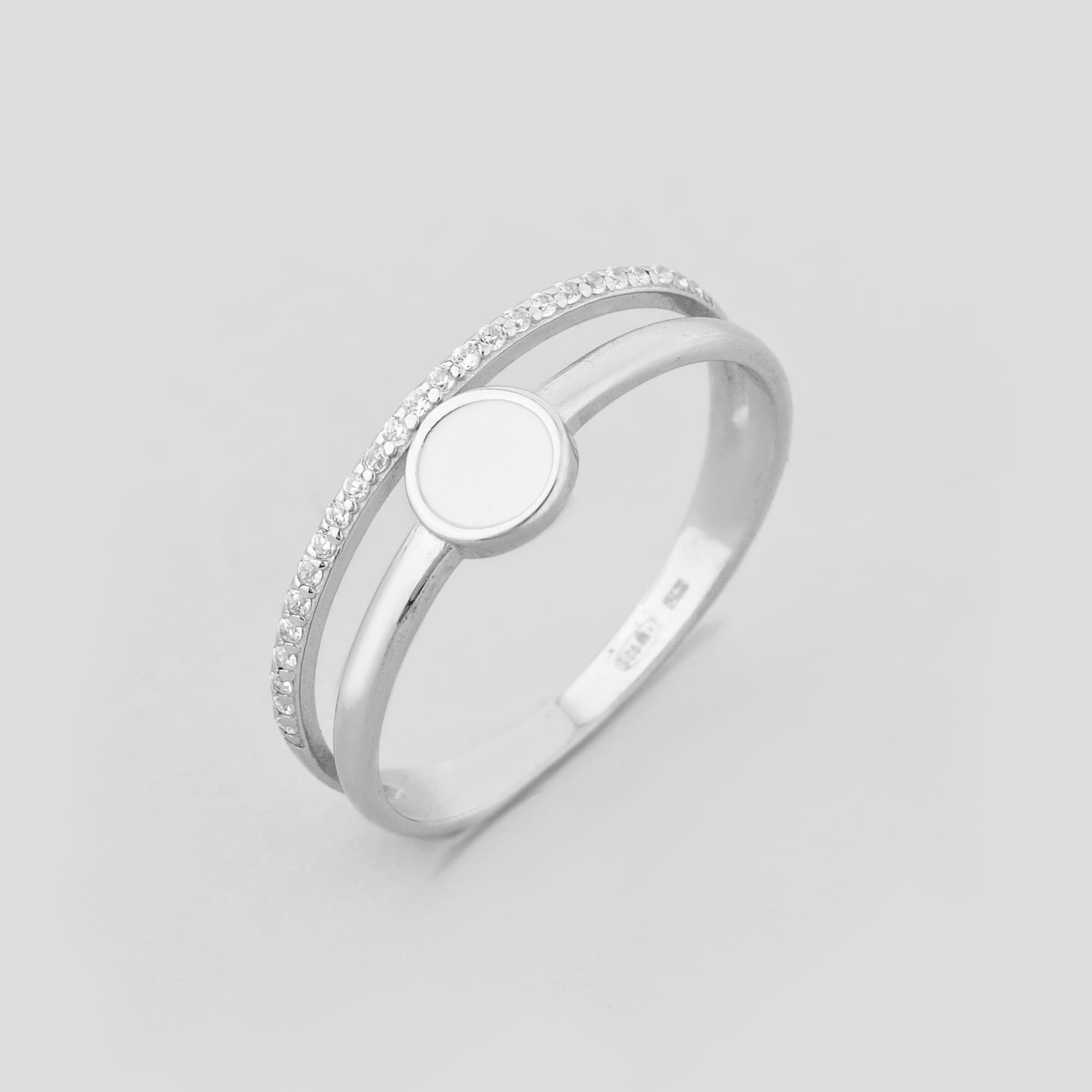 Серебряное кольцо Minimal Прикосновение света р. 16,5 (18341)