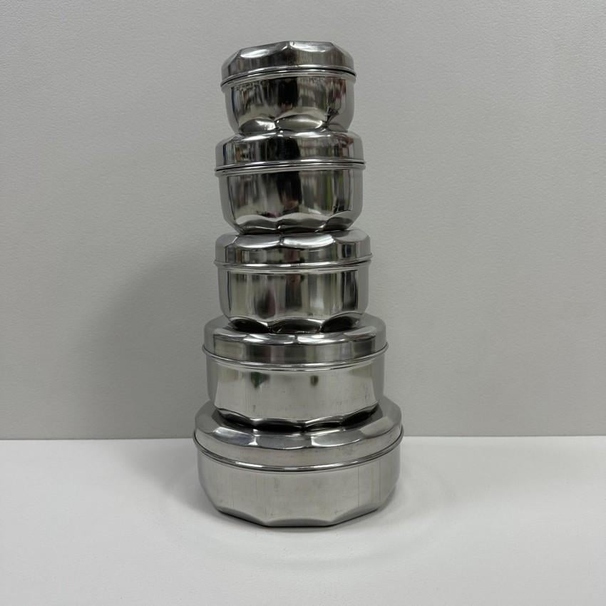 Набір лотків Empire EM-1918 із нержавіючої сталі з кришкою 5 шт. (2798672349) - фото 4 Набір лотків Empire EM-1918 із нержавіючої сталі з кришкою 5 шт. (2798672349) - фото 4