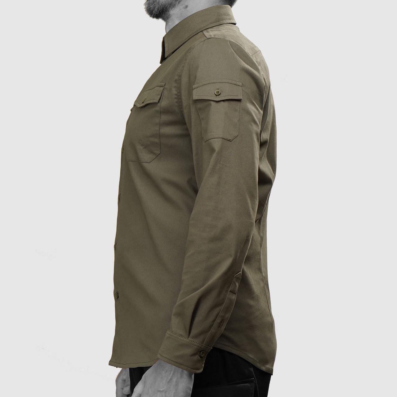 Сорочка UATAC President Line M Світло-оливковий (2745849809) - фото 2