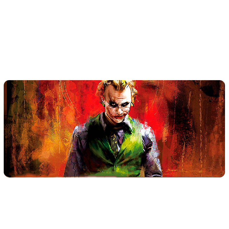 Коврик для мышки тканевый VOLTRONIC Джокер с боковой прошивкой 300x800 мм Красно-зеленый (35721)