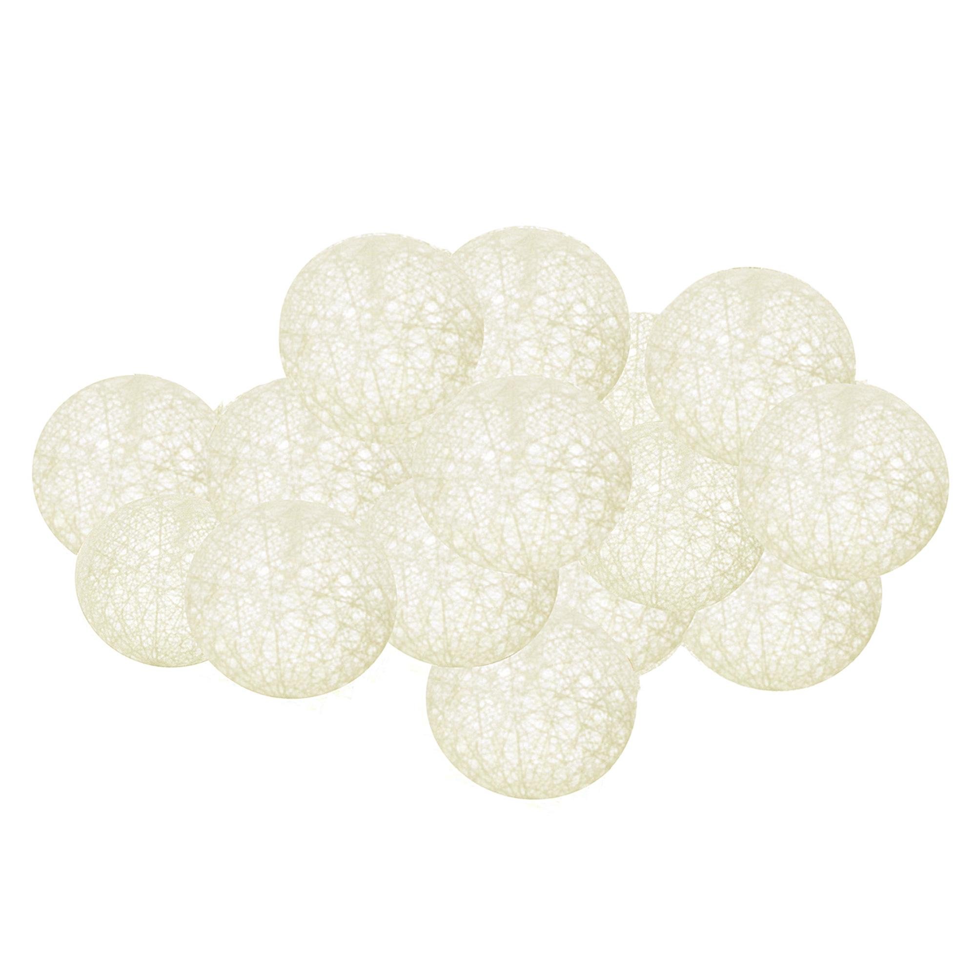 Гірлянда Springos Cotton Balls 2 м 10 LED на батарейках Warm White (CL0032) - фото 7