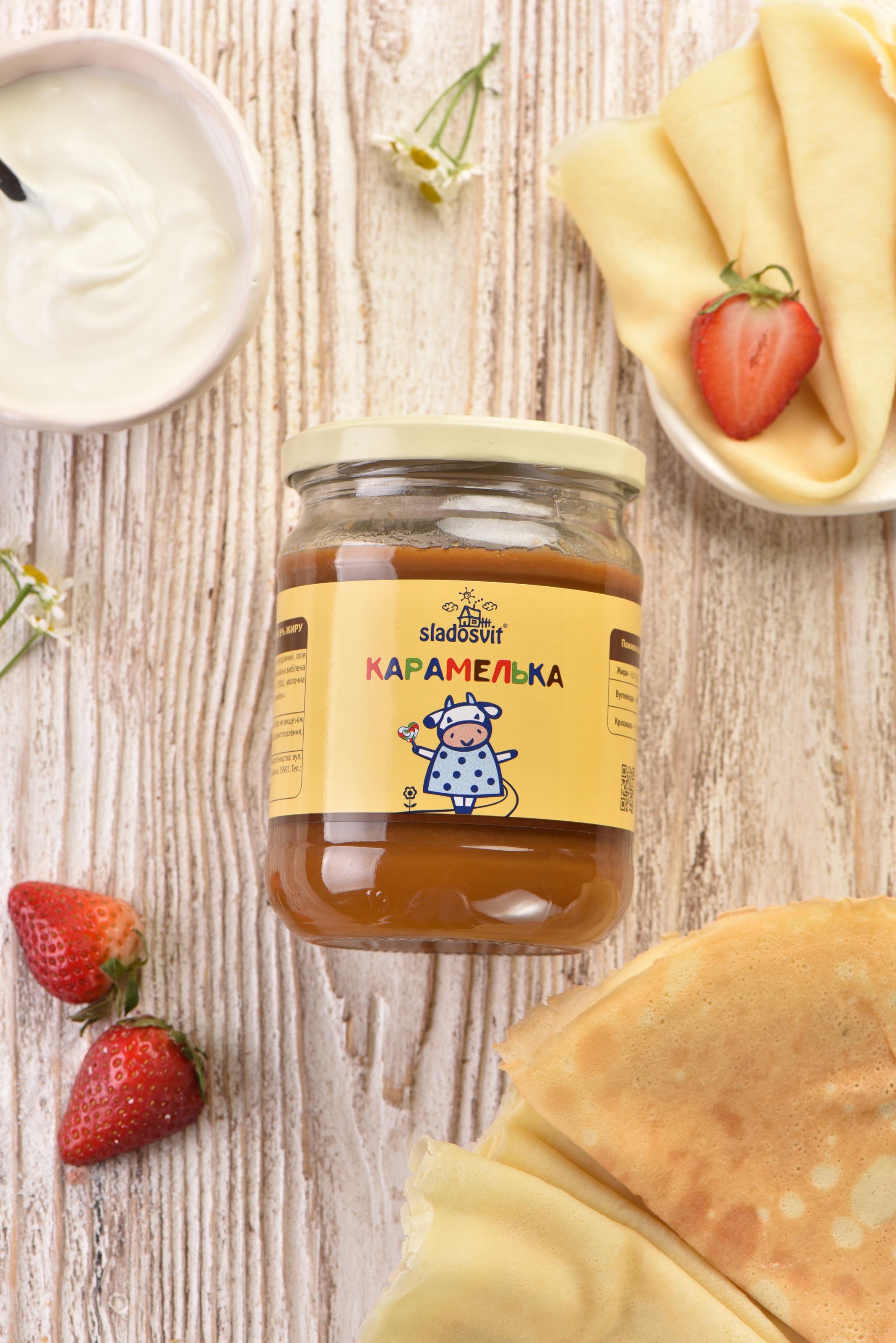 Продукт молочно-рослинний варений Sladosvit КАРАМЕЛЬКА 500 г (32940698)