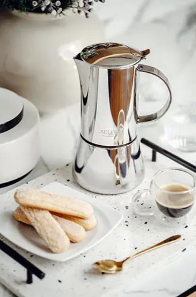 Кофеварка гейзерная Adler AD 4417 620 мл Серебристый (29876956) - фото 9