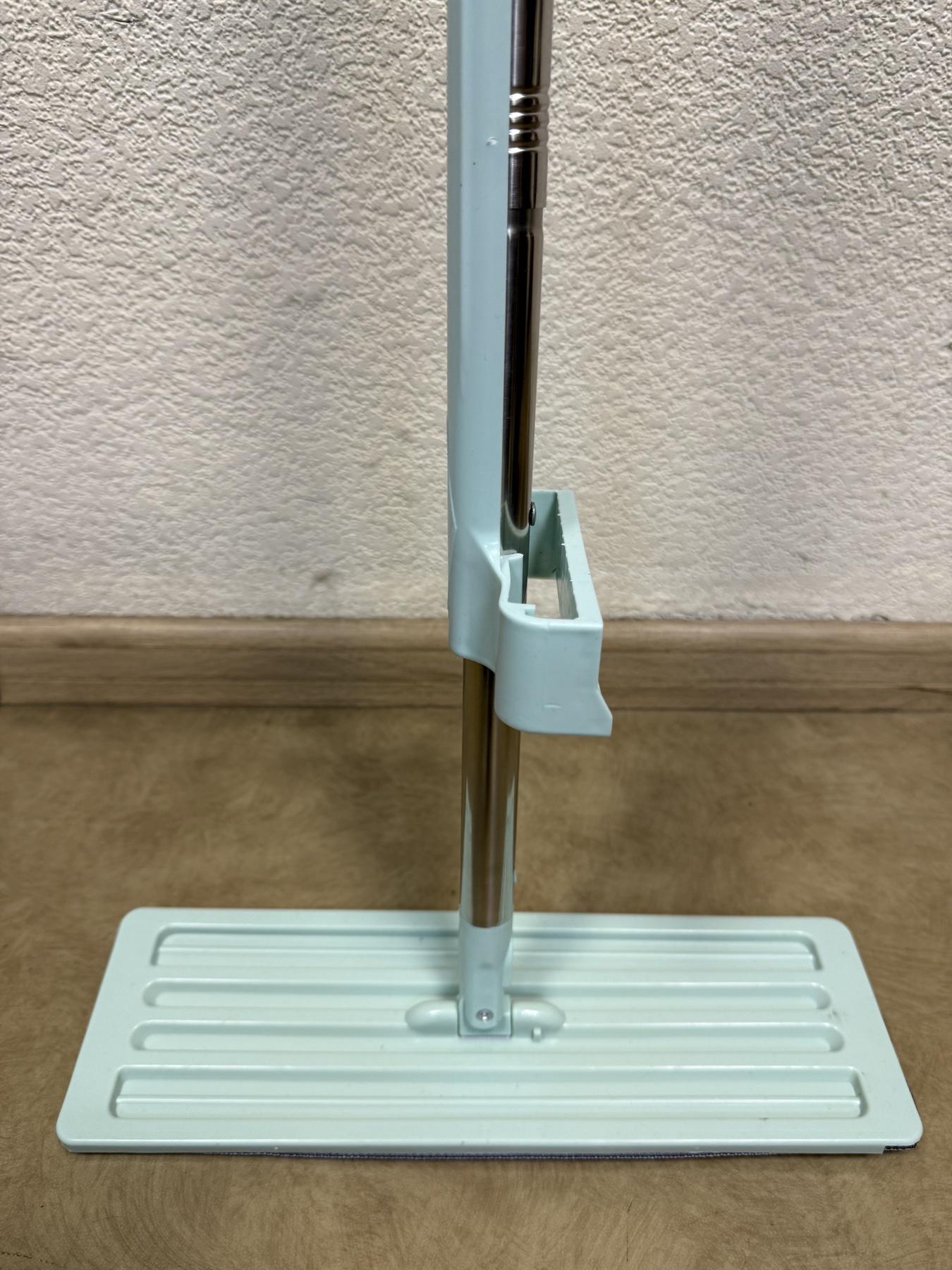 Швабра автомат PREMIUM для полов и окон с вертикальным отжимом с 2 насадками 120 см (2860524) - фото 9 Швабра автомат PREMIUM для полов и окон с вертикальным отжимом с 2 насадками 120 см (2860524) - фото 9