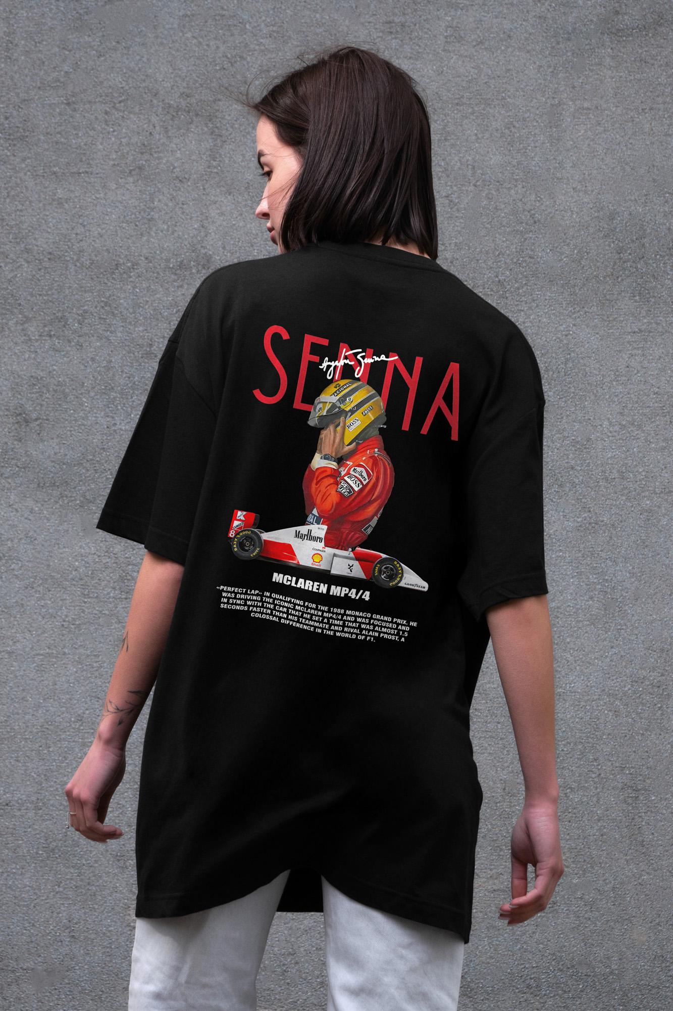 Футболка жіноча Without з принтом Senna оверсайз S/M Black (S8049669)