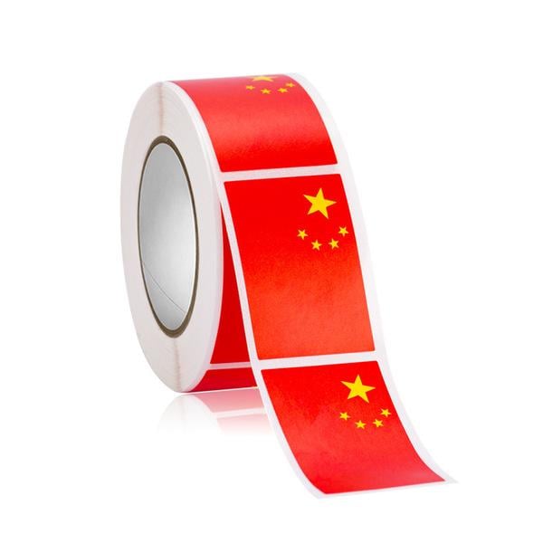 Стикеры Resteq Китайский флаг 250 шт. (VA-1430294081)